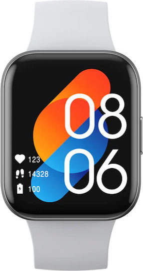 Havit M9021 Edelstahl Wasserdicht Smartwatch mit Pulsmesser (Gray)