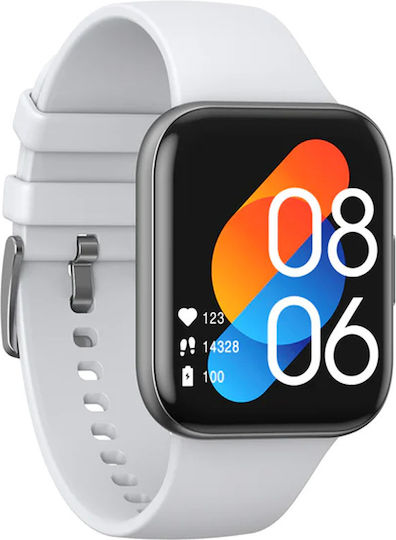 Havit M9021 Edelstahl Wasserdicht Smartwatch mit Pulsmesser (Gray)