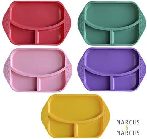 Marcus & Marcus Silicone Baby Tray for 6+ months Yellow