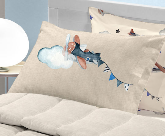 Saint Clair Demo Kids Pillowcase 50x70cm Beige