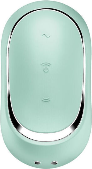 Satisfyer Pro To Go 2 Αναρροφητής Αιδοίου με Δόνηση Double Air Pulse Vibrator Green
