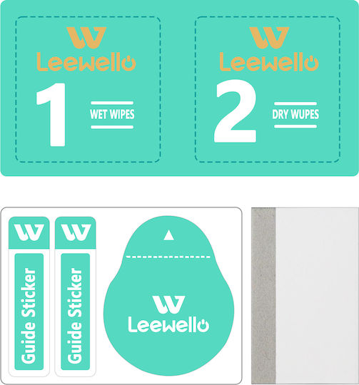 Leewello Curve 9H HD Clear Full Glue Full Face Tempered Glass Μαύρο (Galaxy S20 Ultra)