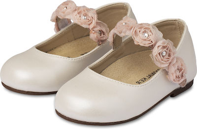 Babywalker Baptism Leather Pumps Pink