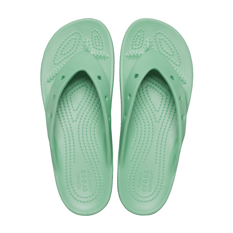 Crocs Women's Platform Flip Flops Jade Stone 207714-3UG