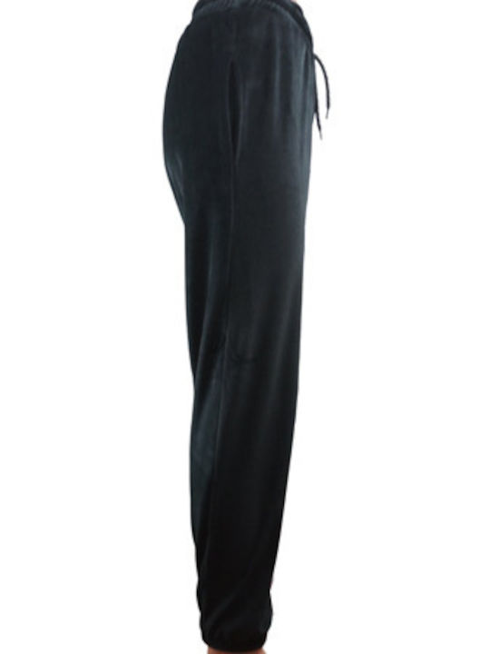 Women's Velvet Pants Black