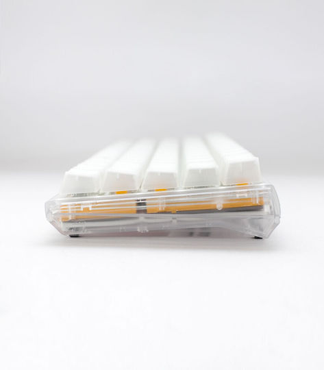 Ducky One 3 Gaming Mechanical Keyboard 60% with Cherry MX Speed Silver switches and RGB lighting (English US) Aura White