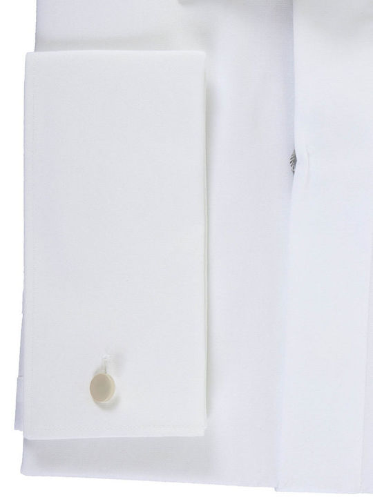 Michael Kors Men's Shirt Long Sleeve Cotton White