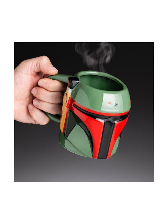 Hollytoon Boba Fett Κούπα Κεραμική Πράσινη