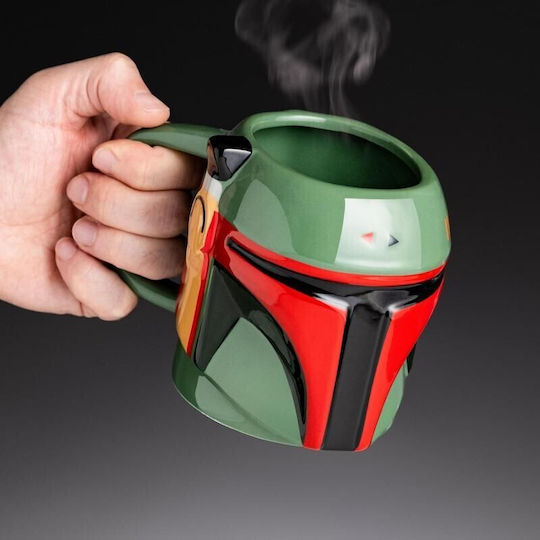 Hollytoon Boba Fett Mug Ceramic Green