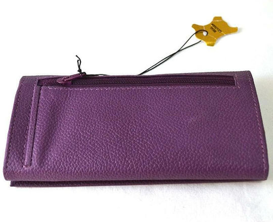 Marvel Tobacco Pouch Made of Purple Artificial Leather with Button