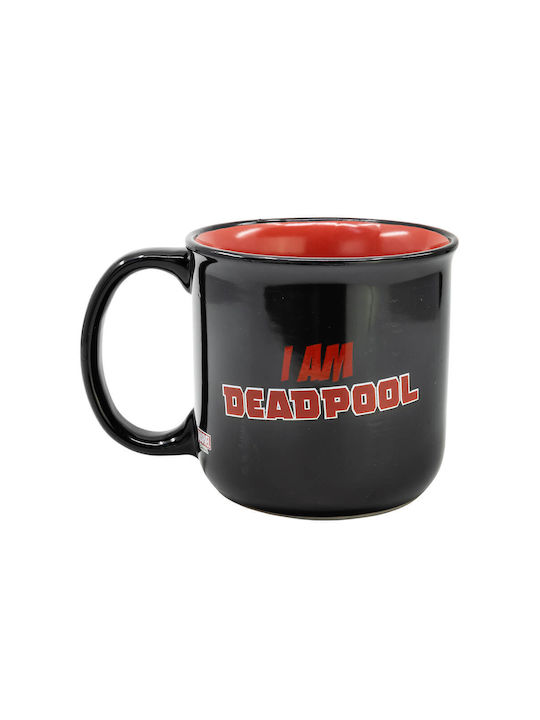Stor Deadpool Κούπα Κεραμική Μαύρη 400ml