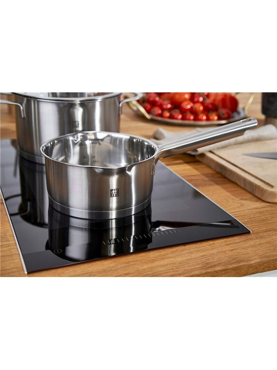 Zwilling J.A. Henckels True Flow Pots Set of Stainless Steel with Ceramic Coating Silver 5pcs
