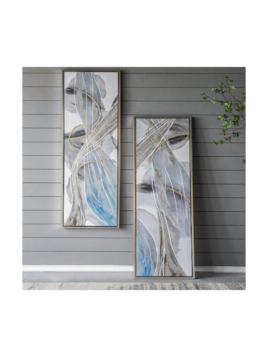 Artekko Twofold Painting Oil Painting on Canvas 50x180cm