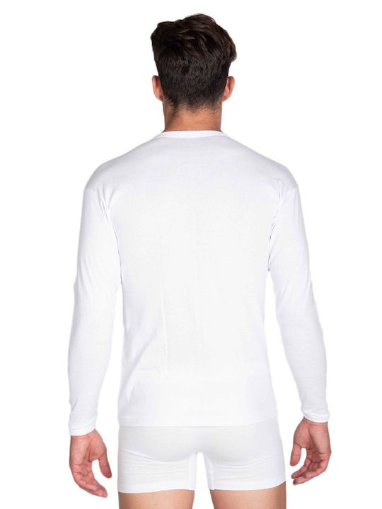 Jokers 200 Men's Long Sleeve Undershirt White