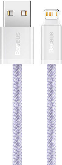 Baseus Dynamic 2 Braided USB to Lightning Cable Μωβ 2m (CALD040105)