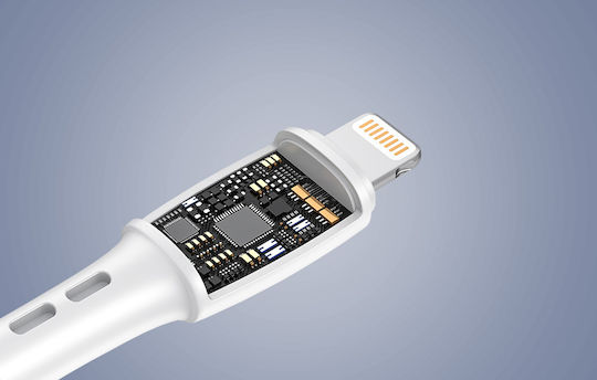 Vipfan Vipfan Racing X05 USB to Lightning Cable Λευκό 1m
