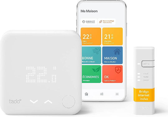 Tado Smart Thermostat Ψηφιακός Θερμοστάτης Χώρου Smart