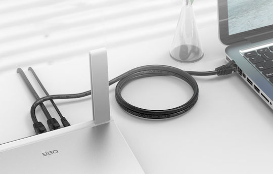 Orico U/UTP Cat.6 (Gigabit) Καλώδιο Δικτύου Ethernet 15m Μαύρο
