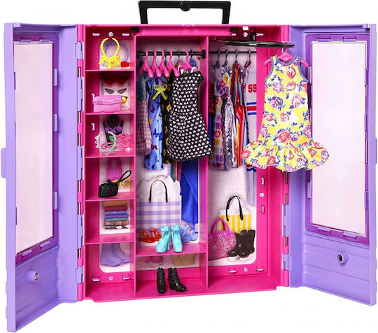 Barbie Fashionistas Ultimate Closet Doll Set for 3+ Years (Various Designs) 1pc