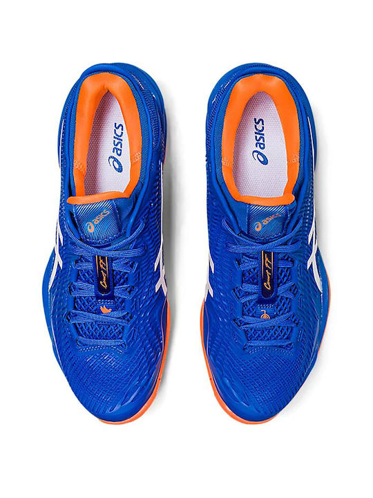 ASICS Court FF 3 Novak Men's Tennis Shoes for All Courts Tuna Blue / White