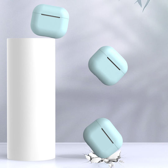 Hurtel Soft Touch Θήκη Σιλικόνης σε Λευκό χρώμα για Apple AirPods