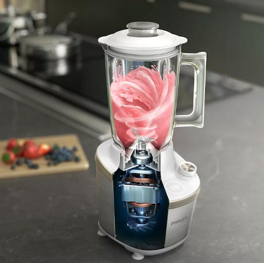 Philips 7000 Series Blender with Glass Jug 2 lt 1500W White
