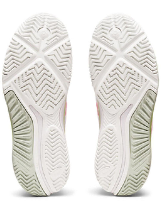 ASICS Gel-Resolution 9 Γυναικεία Παπούτσια Padel για Όλα τα Γήπεδα White / Fruit Punch