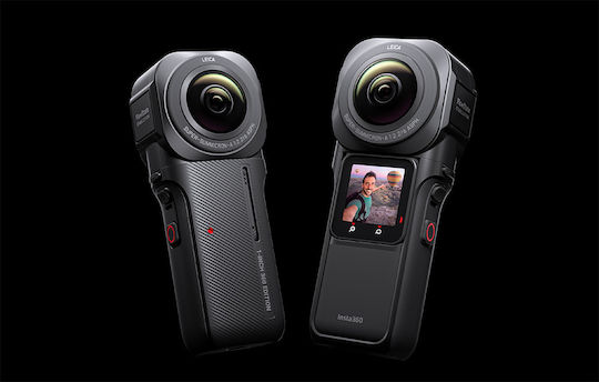 Insta360 ONE RS 1-Inch 360 Edition Action Camera 4K Ultra HD Λήψης 360° Υποβρύχια Standard με Οθόνη και Wi-Fi Μαύρη