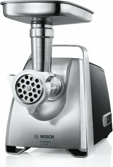 Bosch Машина за мелене на месо 2200W Сребрист
