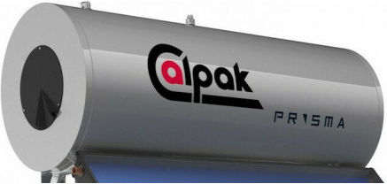 Calpak Prisma P-160LT Boiler Ηλιακού 160lt Glass Τριπλής Ενέργειας