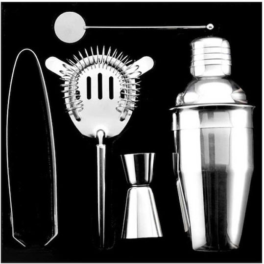 Excellent Houseware Σετ Cocktail από Ανοξείδωτο Ατσάλι 5τμχ A12401450