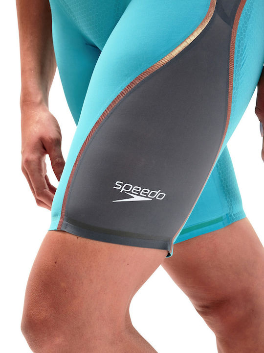 Speedo Fastskin LZR Pure Intent Closedback Kneeskin 11975H546 Renn-Ein Stück Badeanzug Schwimmen Blau
