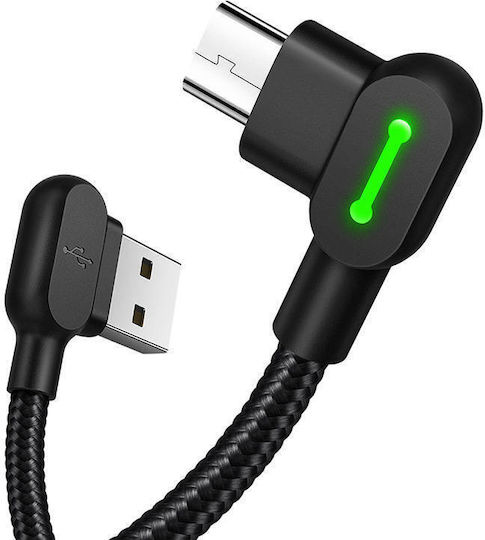 Mcdodo CA-5772 Geflochten / LED USB 2.0 auf Micro-USB-Kabel Schwarz 1.8m (CA-5772) 1Stück