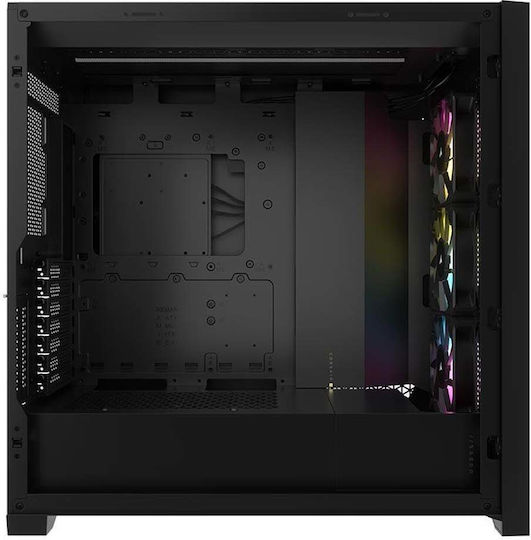 Corsair 5000D RGB Airflow Gaming Middle Tower Carcasă Calculator cu Fereastră Laterală Negru