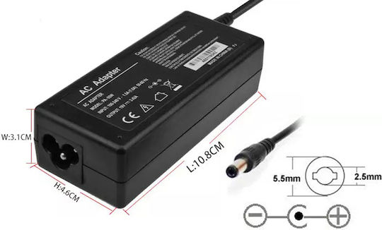Universal Τροφοδοτικό 24V 3A με Ισχύ 72W (AP070W-24V)