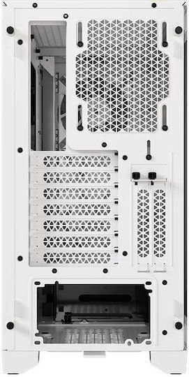 Corsair 4000D RGB Airflow Gaming Midi-Turm Computergehäuse mit Seitenfenster Weiß