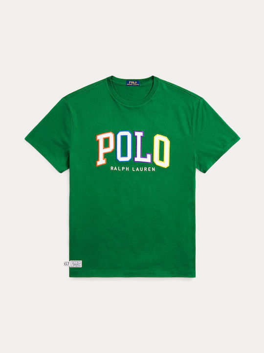 Ralph Lauren Ανδρικό T-shirt Πράσινο με Στάμπα