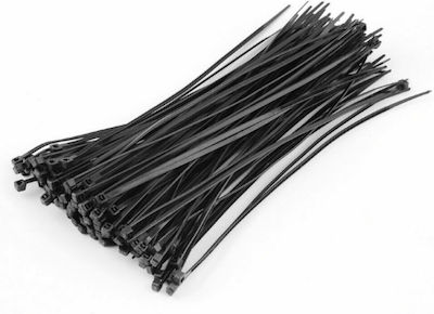 GeHock Pack of 100pcs Black Plastic Cable Ties 280x3.6mm 60-136280