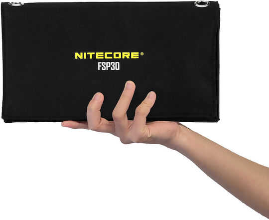 NiteCore FSP30 Αναδιπλούμενο Ηλιακό Panel Φορτιστής 30W (Φορητών Συσκευών) (9110101247)