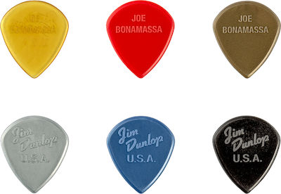 Dunlop Picks Bonamassa Jazz III Vielfaltspaket Set 6Stück