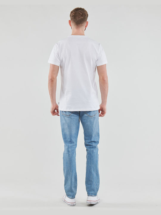 Pepe Jeans Herren T-Shirt Kurzarm Weiß