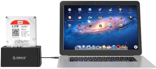 Orico Hard Drive Docking Station SATA 2.5" / 3.5" with Connection USB 3.0 (6619US3-V1-BK)