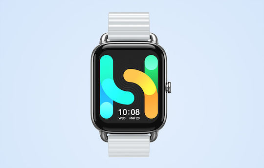 Haylou RS4 Plus Smartwatch with Heart Rate Monitor (Silver)