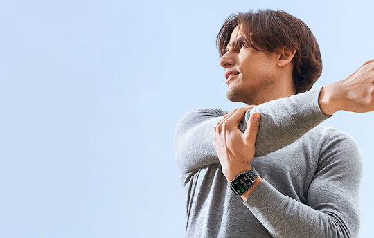 Haylou RS4 Plus Smartwatch with Heart Rate Monitor (Silver)