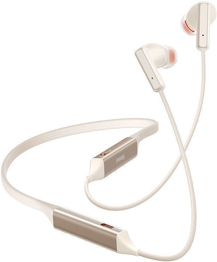 Baseus Bowie U2 Pro In ear Bluetooth хендсфри Слушалки Creamy White