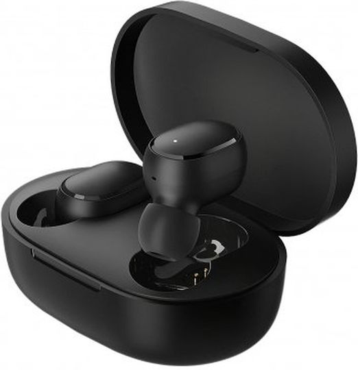Xiaomi Redmi Buds Essential Bluetooth Handsfree Ακουστικά με Αντοχή στον Ιδρώτα και Θήκη Φόρτισης Μαύρα