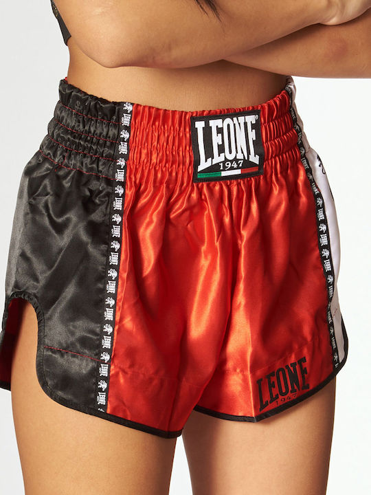 Leone Men's Kick/Thai Boxing Shorts Red