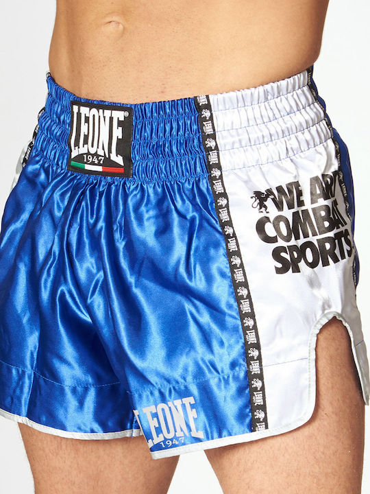 Leone Men's Kick/Thai Boxing Shorts Blue