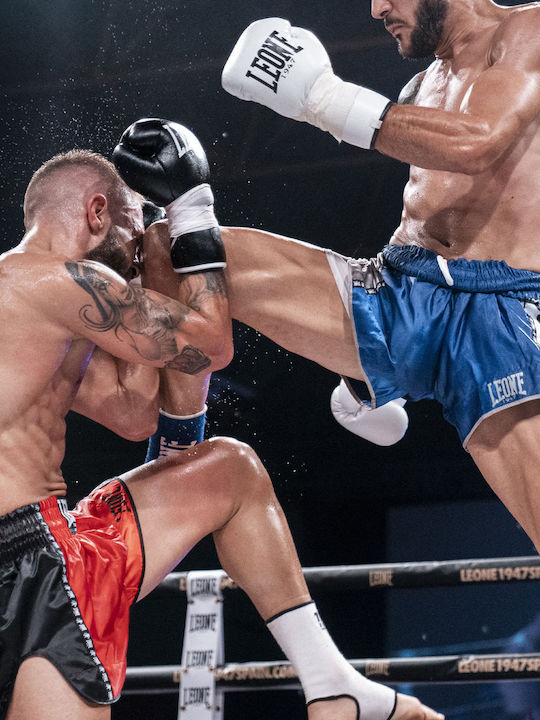 Leone Bărbați Shorts Kick/Thai Boxing Albastru