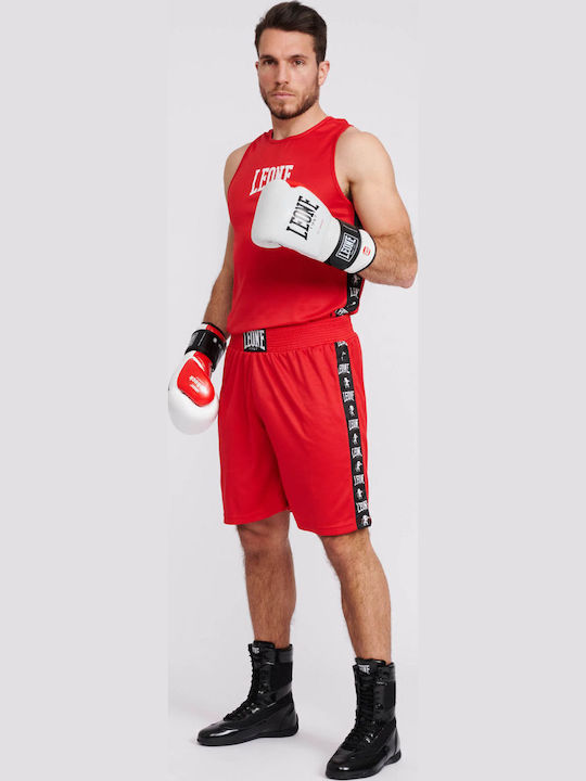 Leone 1947 Ambassador Sleeveless Shirt AB218-RD for Boxing Red